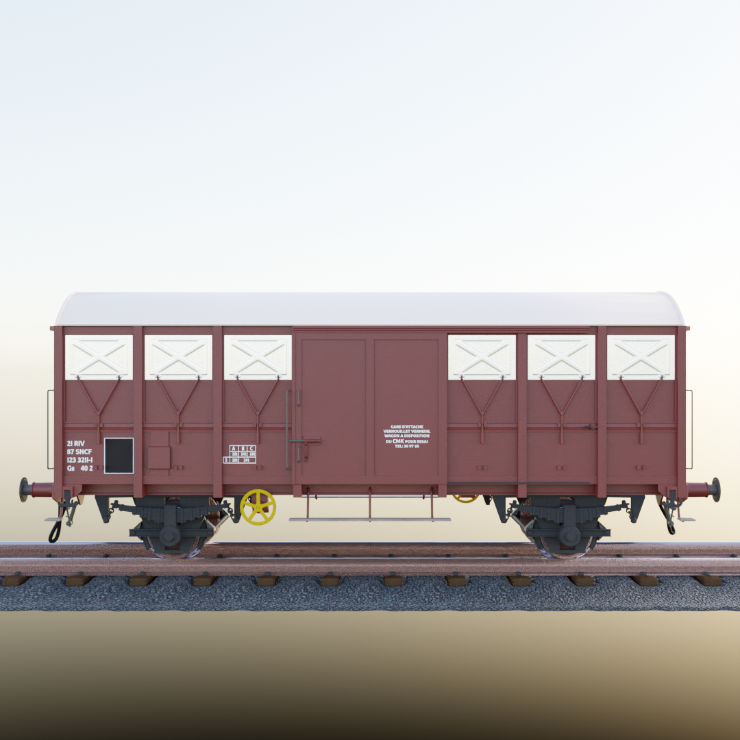 Wagon couvert SNCF preview image 2
